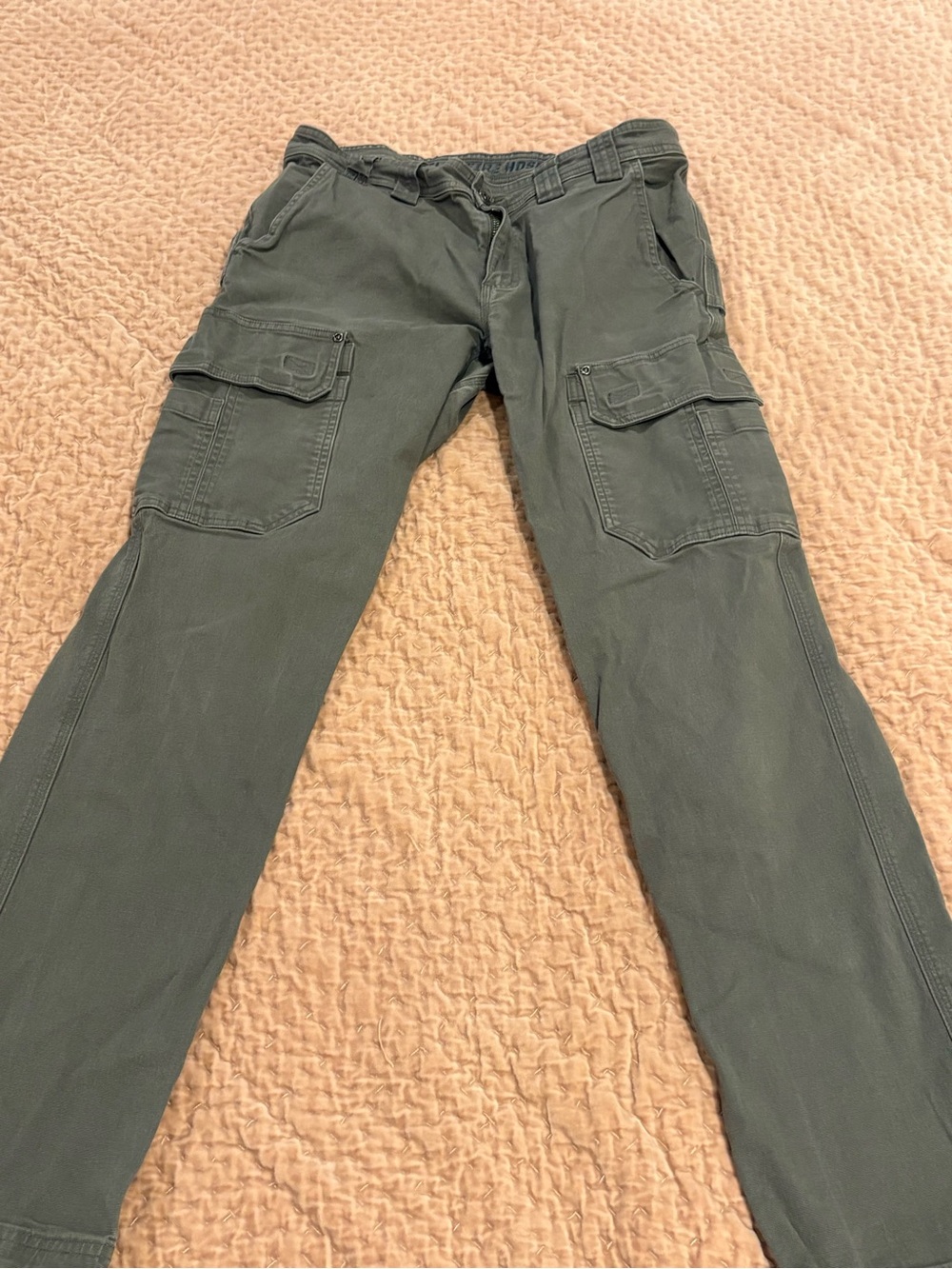 Duluth Trading Company Men's Gray Cargo Pants - Classic Utility Style Size 34x34